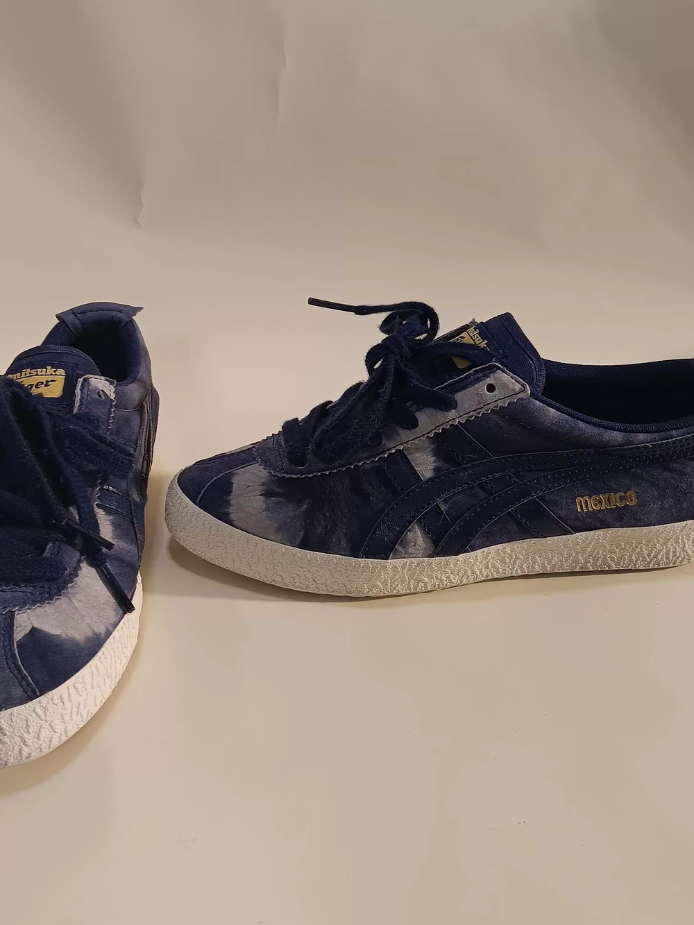 Onitsuka Tiger by Asics Mexico Women's' Navy Tie-Dye Sneakers